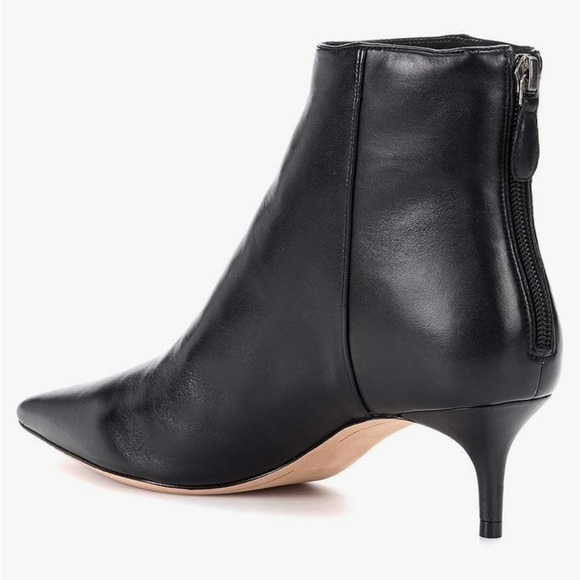 AMARANTOS Fashion Pointed Toe Zip Up Dress Kitten Heel Ankle Boots, size 6 - Picture 3 of 12